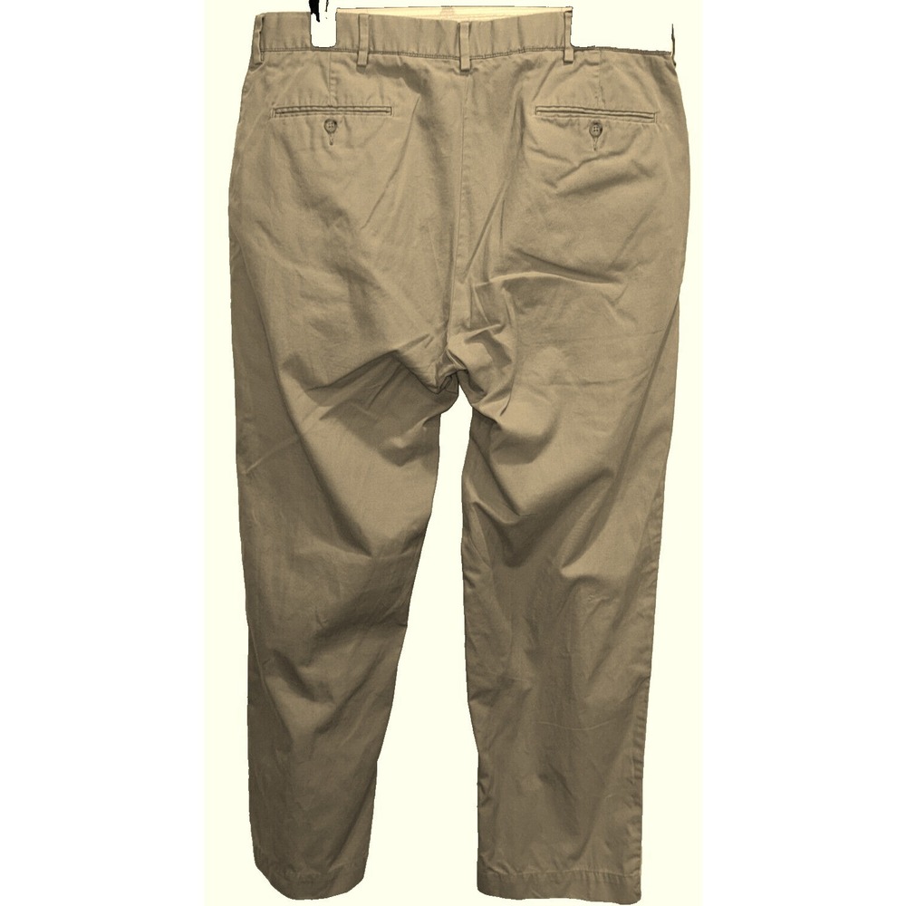 Polo Ralph Lauren Chino Pants 36x32 Mens Khaki Tan Straight Leg Cotton Twill - Picture 3 of 6